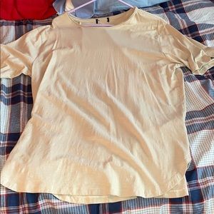 Cream t shirt